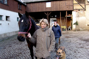 Gäste auf dem Reiterhof